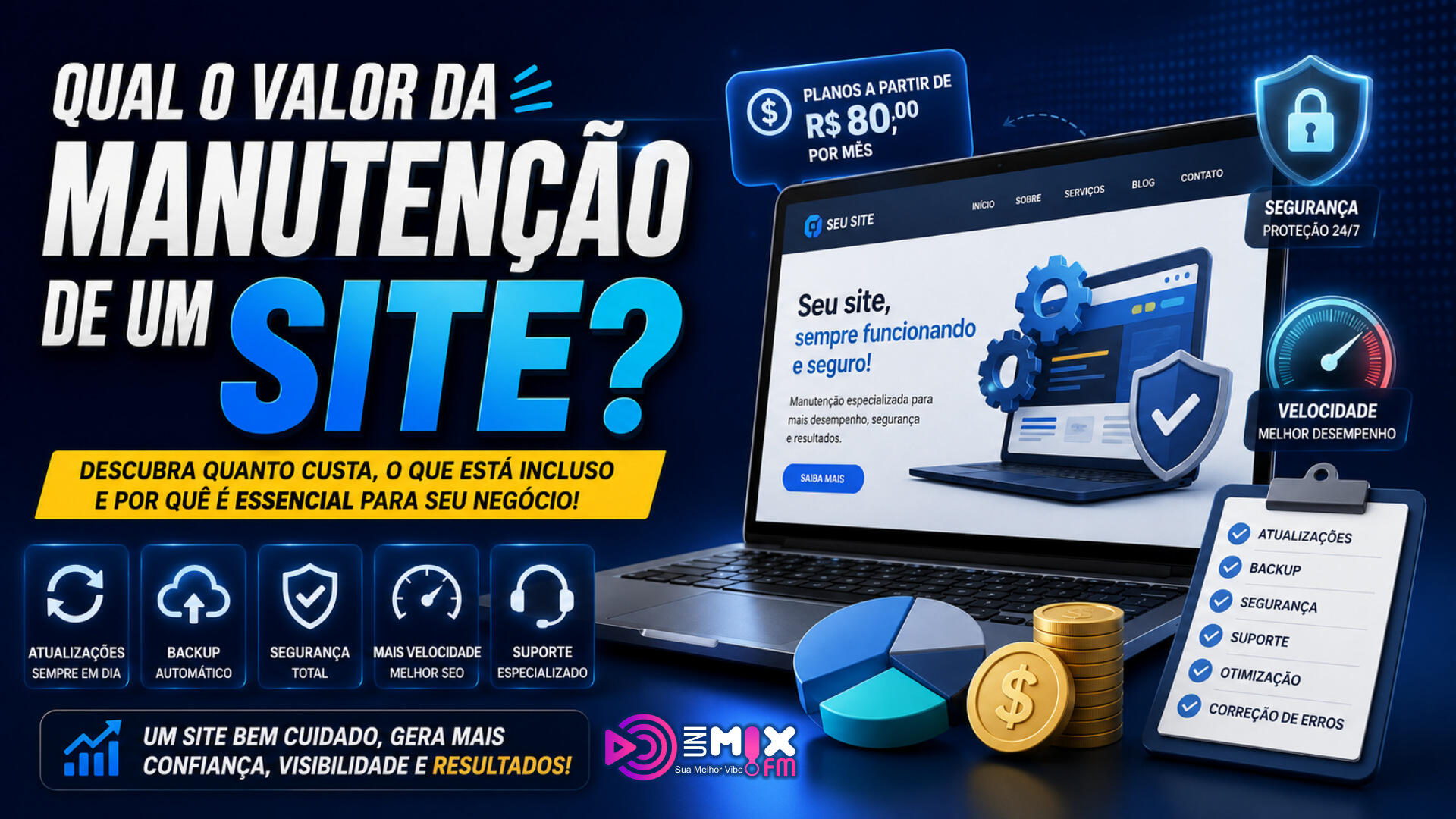 Qual o Valor da Manutenção de um Site? Descubra Quanto Custa e o Que Está Incluso